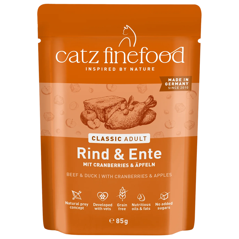 catz finefood No. 23 Rind & Ente 85 g