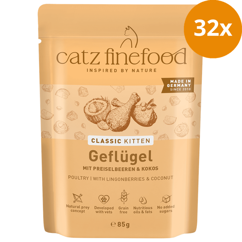 catz finefood Kitten No. 03 Geflügel 85 g