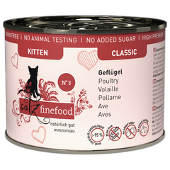 catz finefood Kitten No. 3 Geflügel 200 g