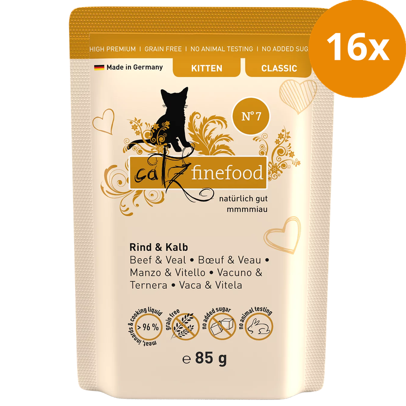 catz finefood Kitten No. 07 Rind&Kalb 85 g
