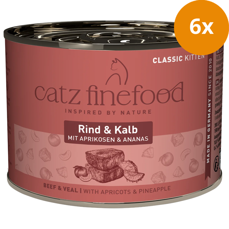 catz finefood Kitten No. 7 Rind & Kalb 200 g