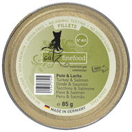 catz finefood Fillets No. 405 - Pute, Huhn & Lachs in Jelly 85 g