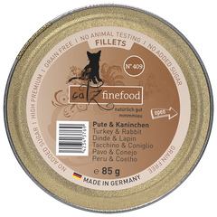 catz finefood Schale Fillets No. 409 Pute & Kaninchen 85 g