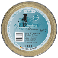 catz finefood Schale Fillets No. 413 Huhn & Thunfisch 85 g