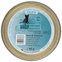 catz finefood Schale Fillets No. 413 Huhn & Thunfisch 85 g