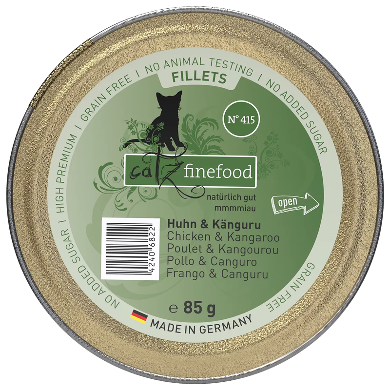 catz finefood Schale Fillets No. 415 Huhn & Känguru 85 g