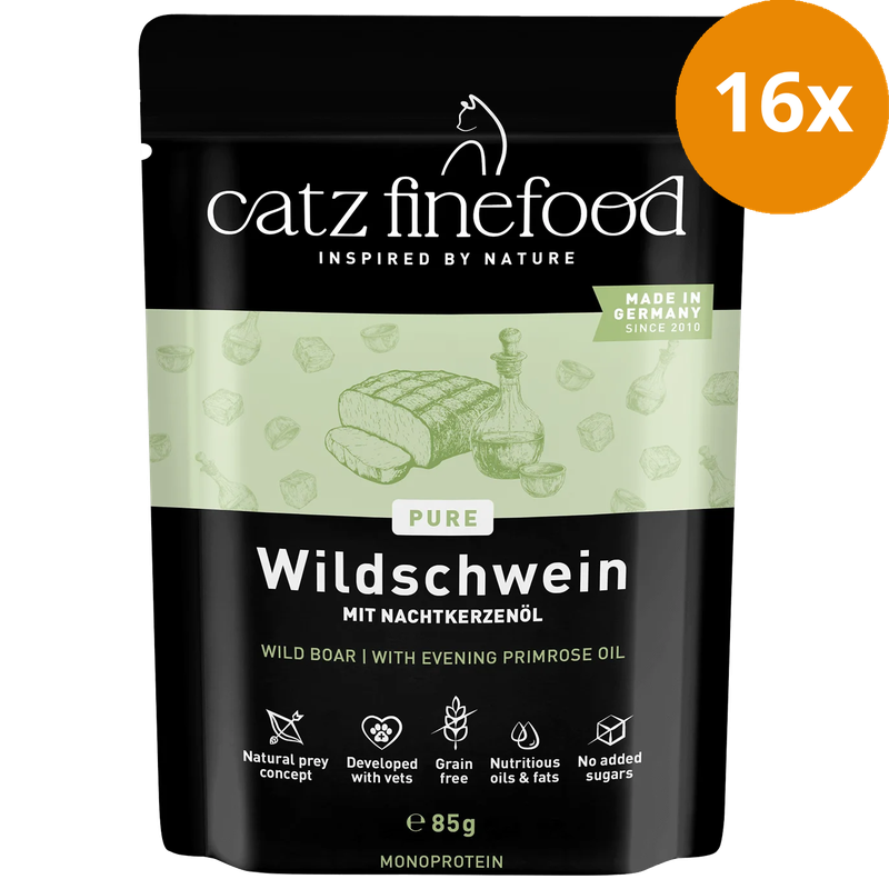 catz finefood Purrrr No. 109 Wildschwein 85 g