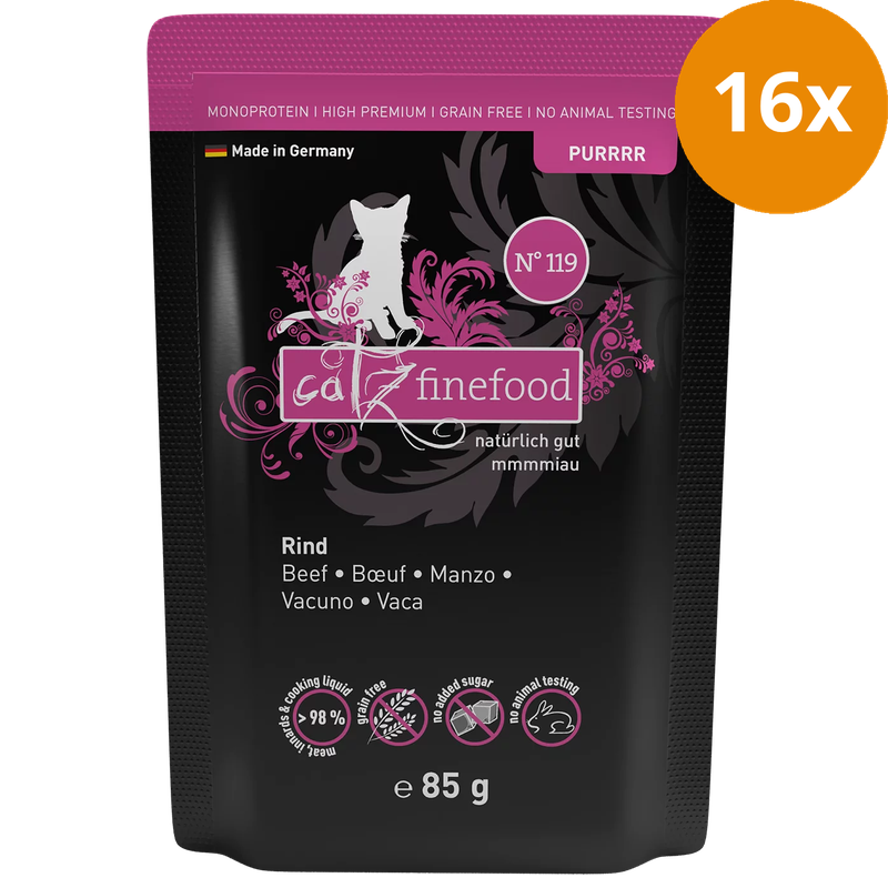 catz finefood Purrrr No. 119 Rind 85 g