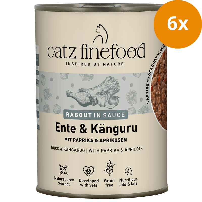 catz finefood Ragout No. 607 Ente & Känguru 380 g