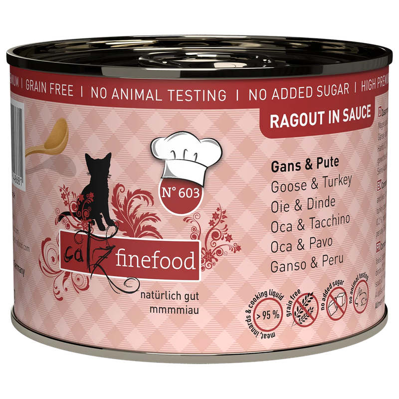 catz finefood Dose Ragout No. 603 Gans & Pute 190 g