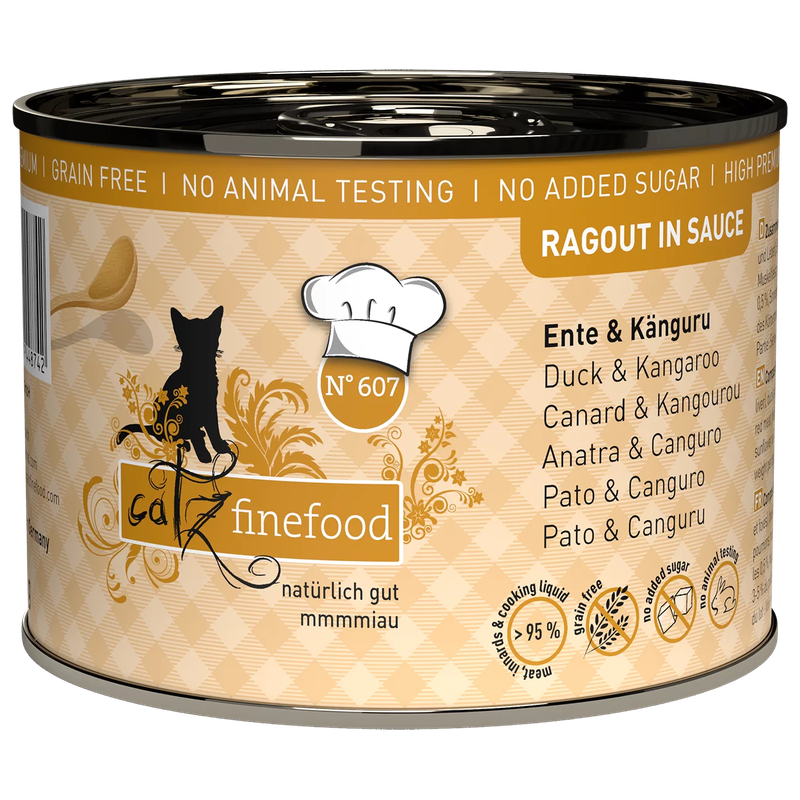 catz finefood Ragout No. 607 Känguru & Ente 190 g