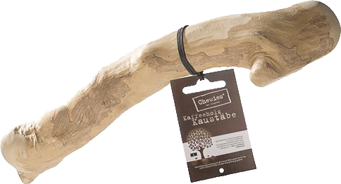 Chewies Kaffeeholz-Kaustab Größe L