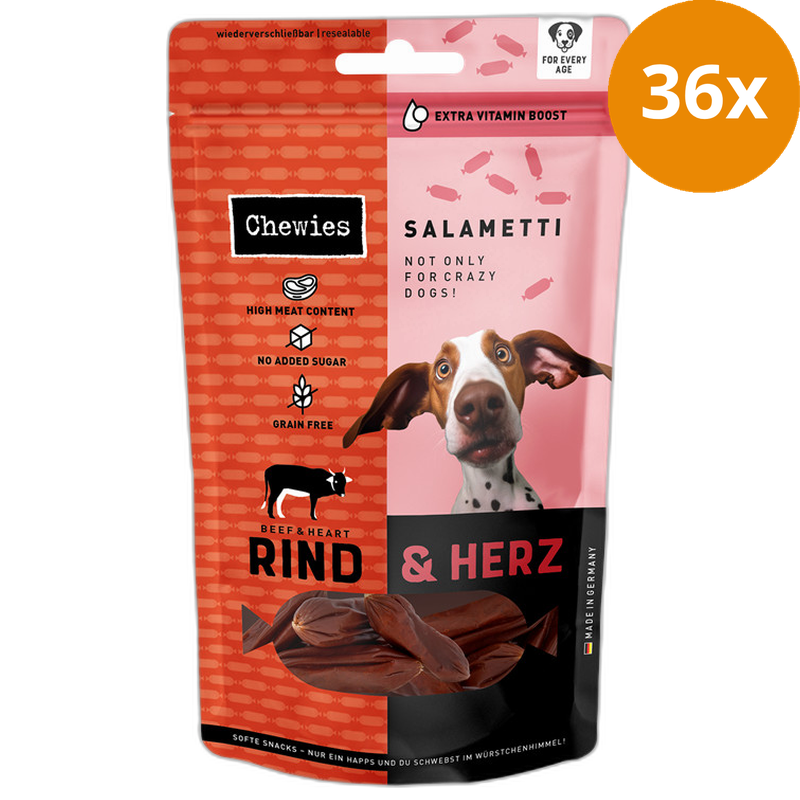 Chewies SALAMETTI Rind mit Herz 60 g