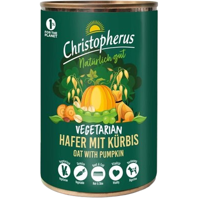 Christopherus Dose Vegetarian Hafer mit Kürbis 400 g