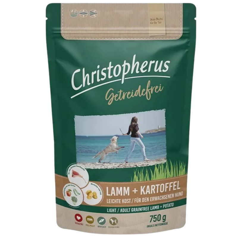 Christopherus Getreidefrei leichte Kost Lamm & Kartoffel