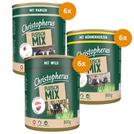 Christopherus Hundenassfutter 800 g - Mix Sparpaket