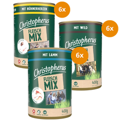 Christopherus Hundenassfutter 400 g - Mix Sparpaket