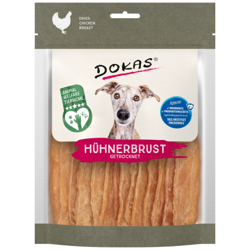 Dokas Dog Hühnerbrust Tierwohl getrocknet 170 g
