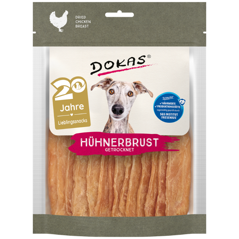Dokas Dog Hühnerbrust Tierwohl getrocknet 170 g