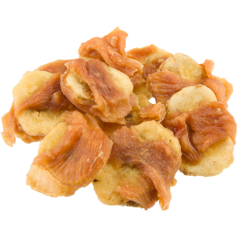 DOKAS Hühnerbrustfilet mit Banane 70 g | Hundesnack