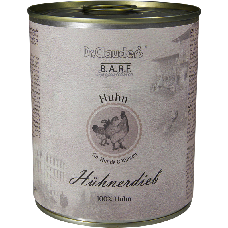 Dr.Clauder's BARF Cat & Dog Dose Hühnerdieb