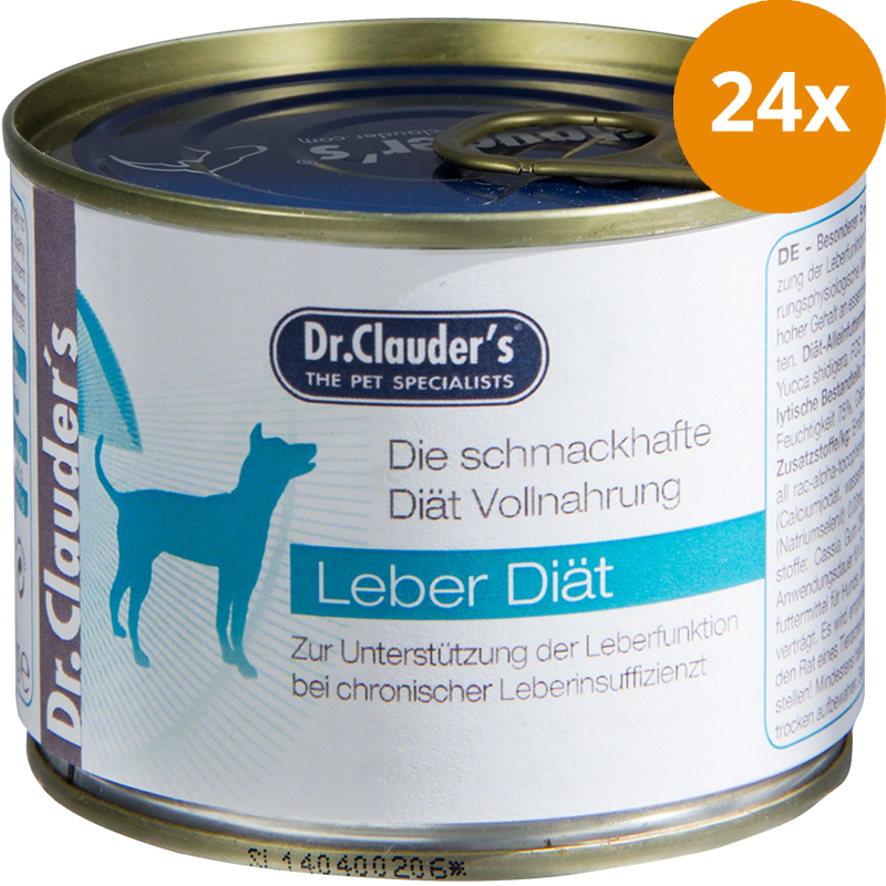 Dr.Clauder's Diät LPD Leberdiät - 24 x 200 g