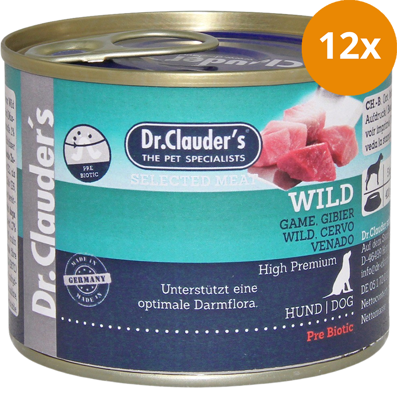 Dr.Clauder's Selected Meat Hirsch & Kartoffel 12 x 200 g