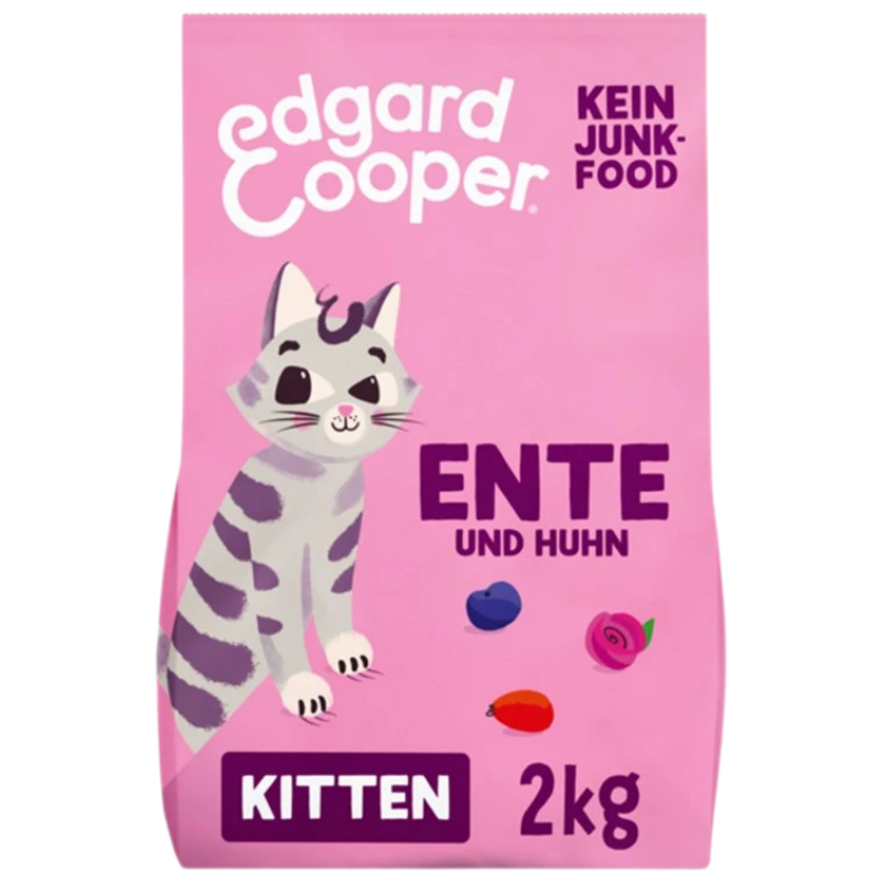 Edgard & Cooper Trockenfutter Kitten frische Freilaufente und frisches Freilaufhuhn