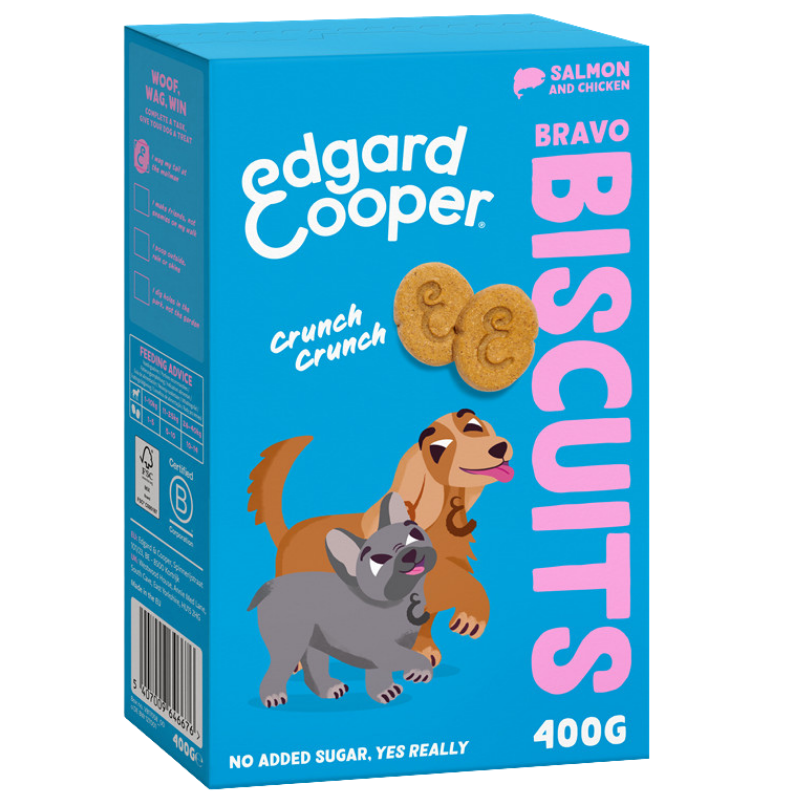 Edgard & Cooper Biscuits Lachs und Huhn 400 g
