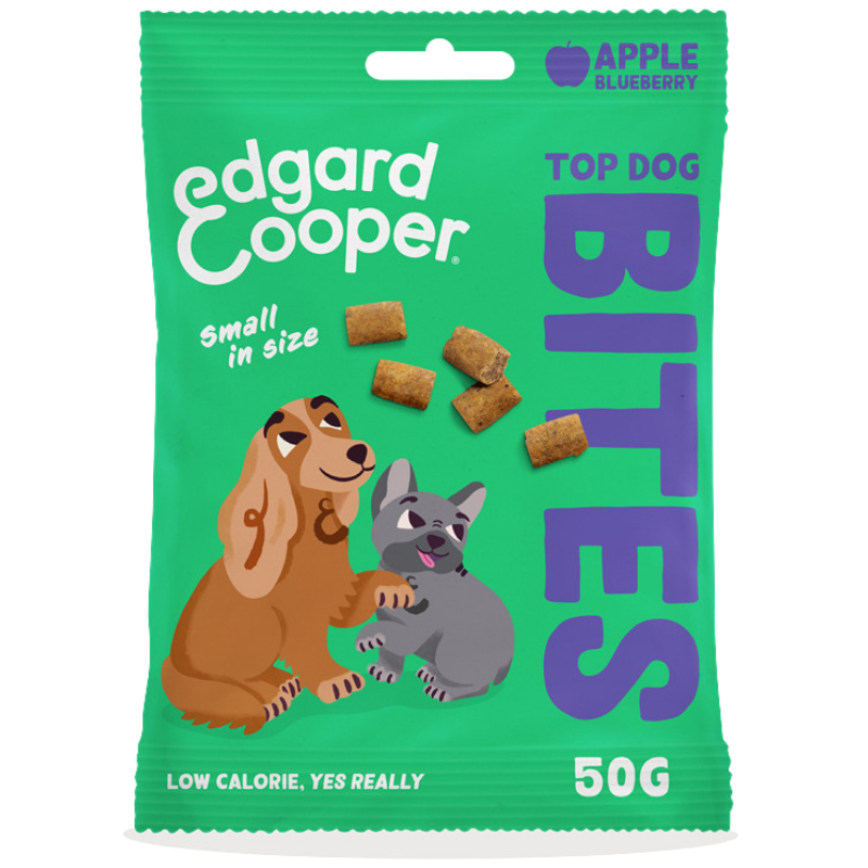 Edgard & Cooper Bites Apfel und Blaubeeren small 50 g