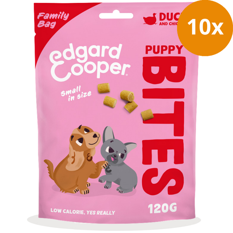 Edgard & Cooper Bites Ente und Huhn Family Pack 120 g