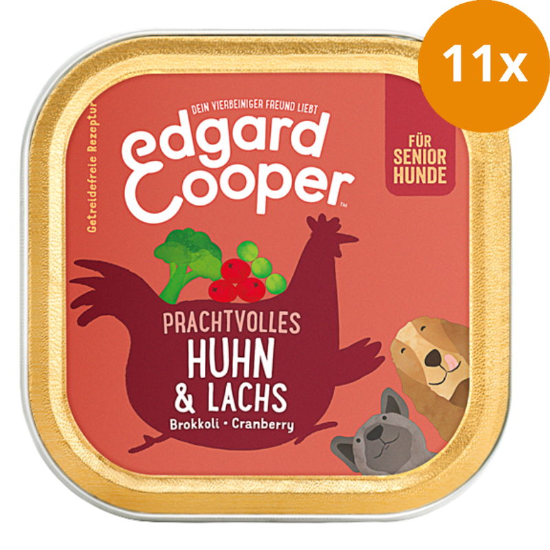 Edgard & Cooper Dog Huhn & Lachs Senior 150 g
