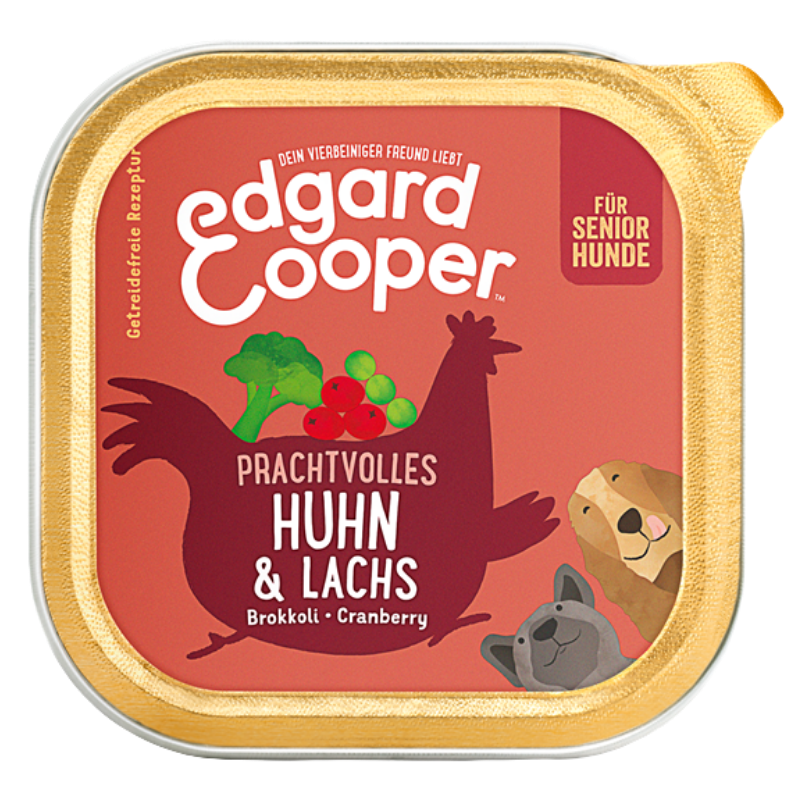 Edgard & Cooper Dog Huhn & Lachs Senior 150 g