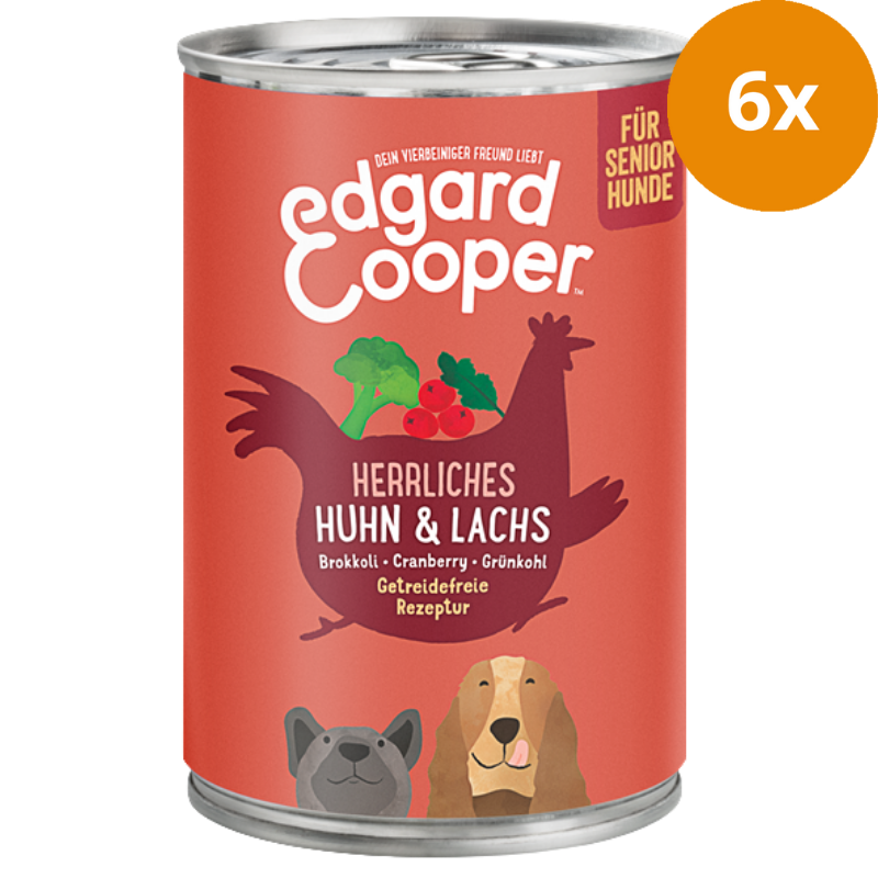 Edgard & Cooper Dog Huhn & Lachs Senior 400 g
