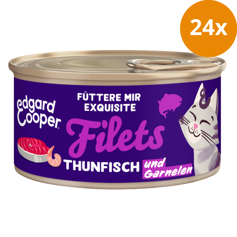 Edgard & Cooper Filets Frischer Thunfisch und Garnele 70 g