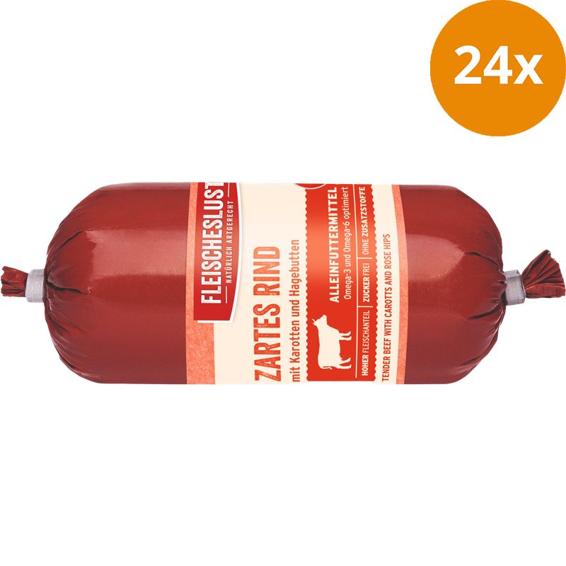 FLEISCHESLUST Classic Rind mit Karotten 200 g