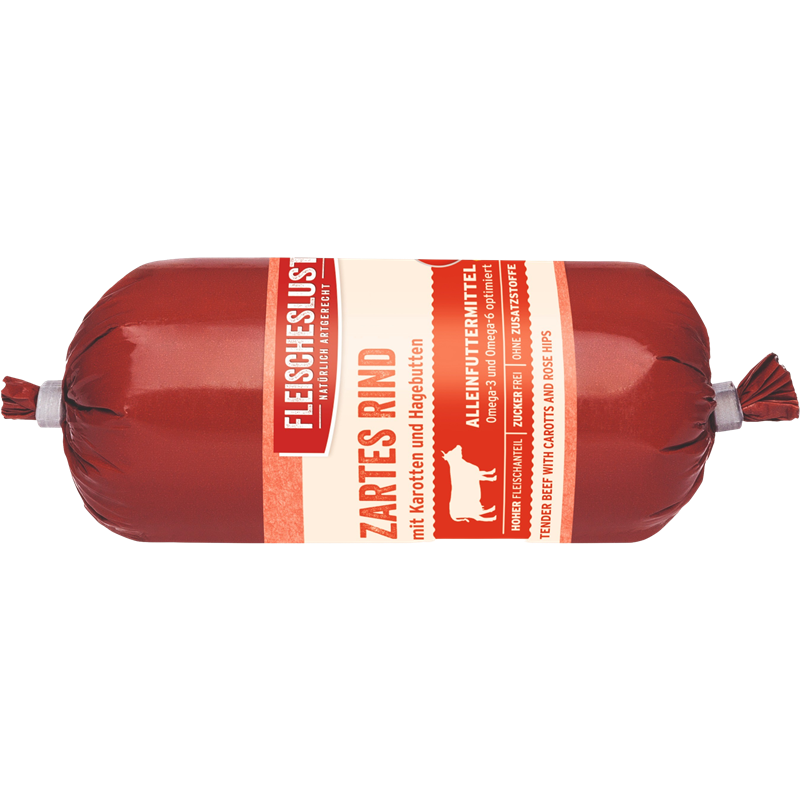 FLEISCHESLUST Classic Rind mit Karotten 200 g