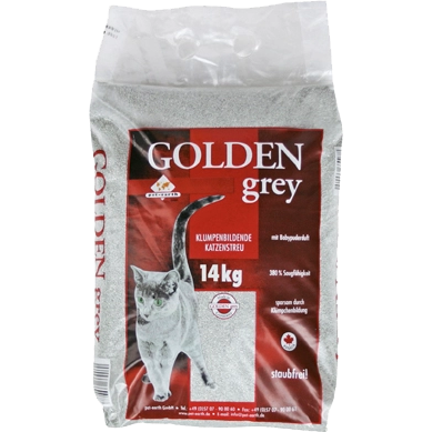 Golden Grey Katzenstreu Babypuderduft