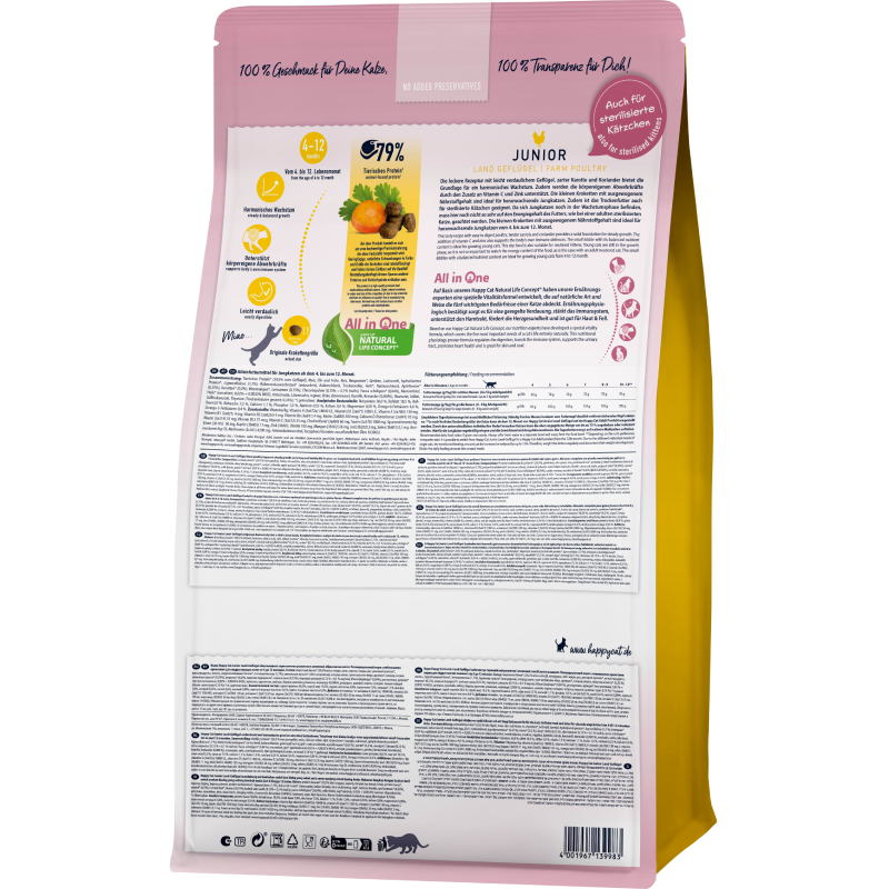 Happy Cat Junior Land Geflügel