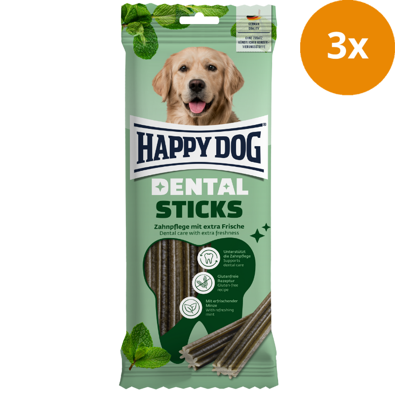 Happy Dog Dental Snacks Dental Sticks 130 g