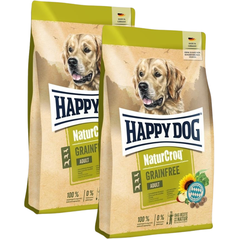 Sparpaket Happy Dog NaturCroq Grainfree 2 x 4 kg