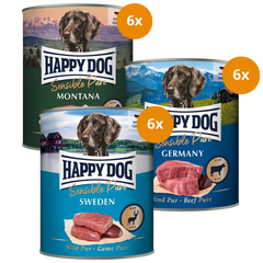 Happy Dog Sensible Pur 800 g - Mix Sparpaket