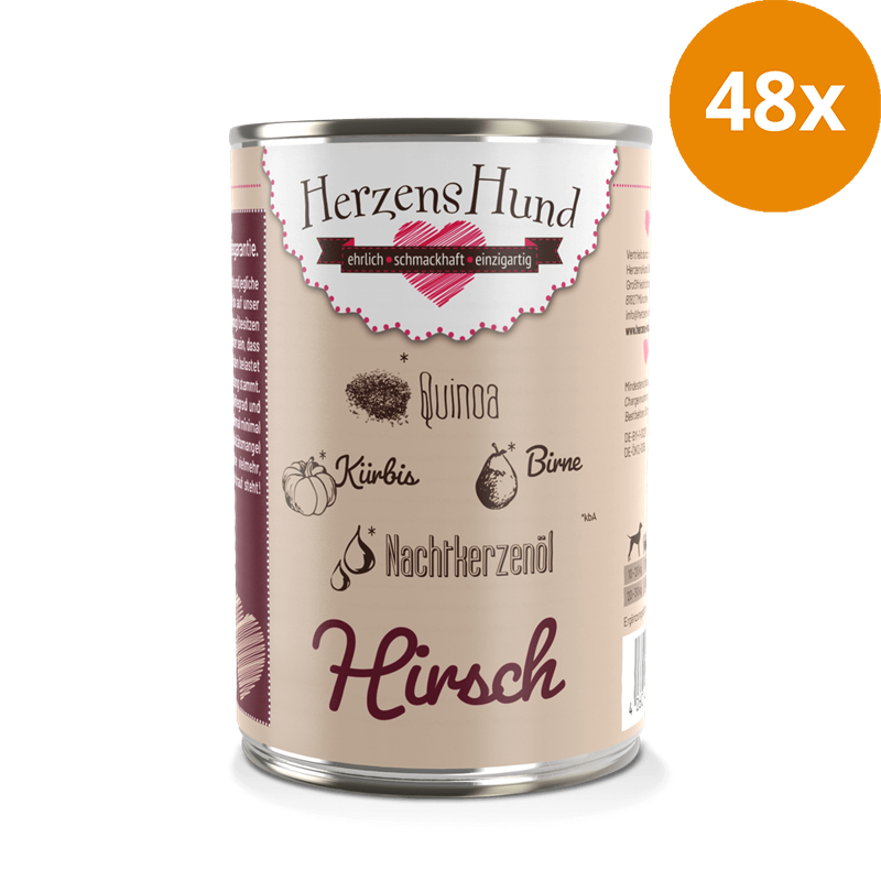 HerzensHund Hirsch mit Quinoa 400 g