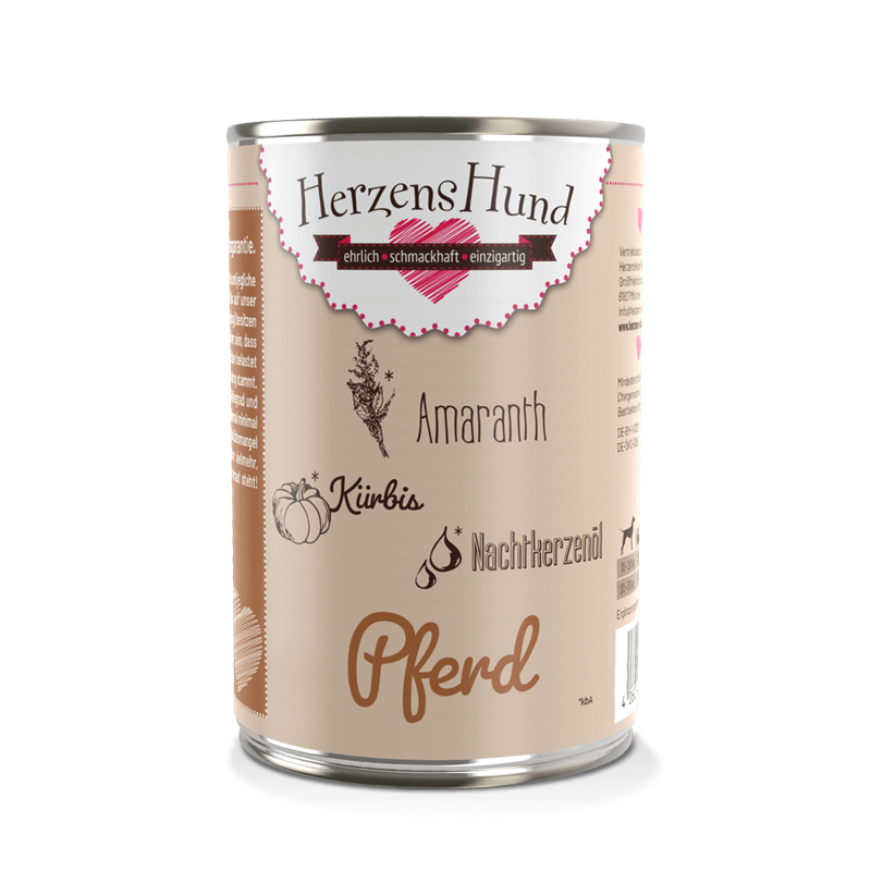 HerzensHund Pferd mit Amaranth 400 g