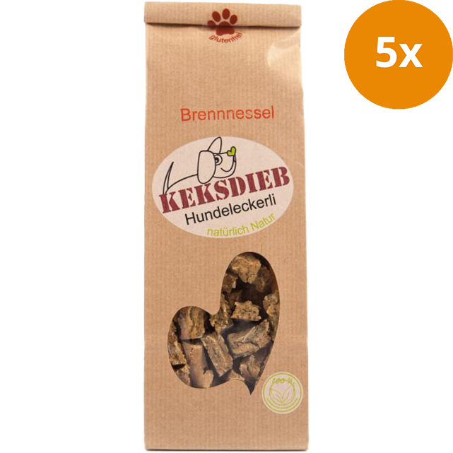 KEKSDIEB Hundeleckerli Brennessel Sticks glutenfrei 100 g