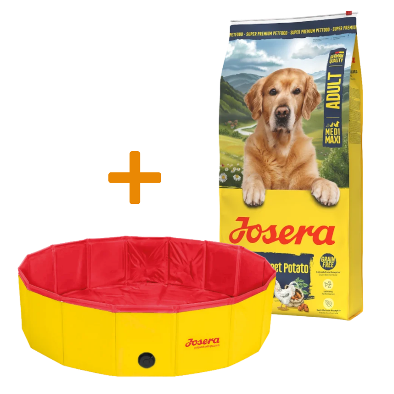 Josera Huhn & Süßkartoffel 12,5 kg + GRATIS Josera Hundepool