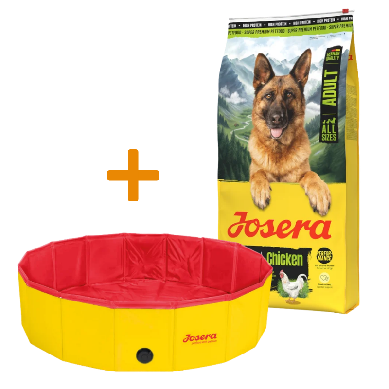 Josera High Protein Huhn 12,5 kg + GRATIS Josera Hundepool