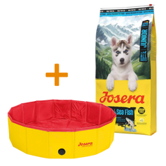 Josera High Protein Seefisch Junior 12,5 kg + GRATIS Josera Hundepool