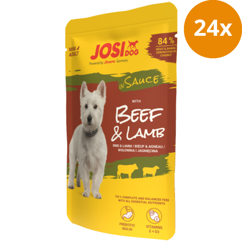 Josera JosiDog Mini Beef & Lamb in Sauce 100 g