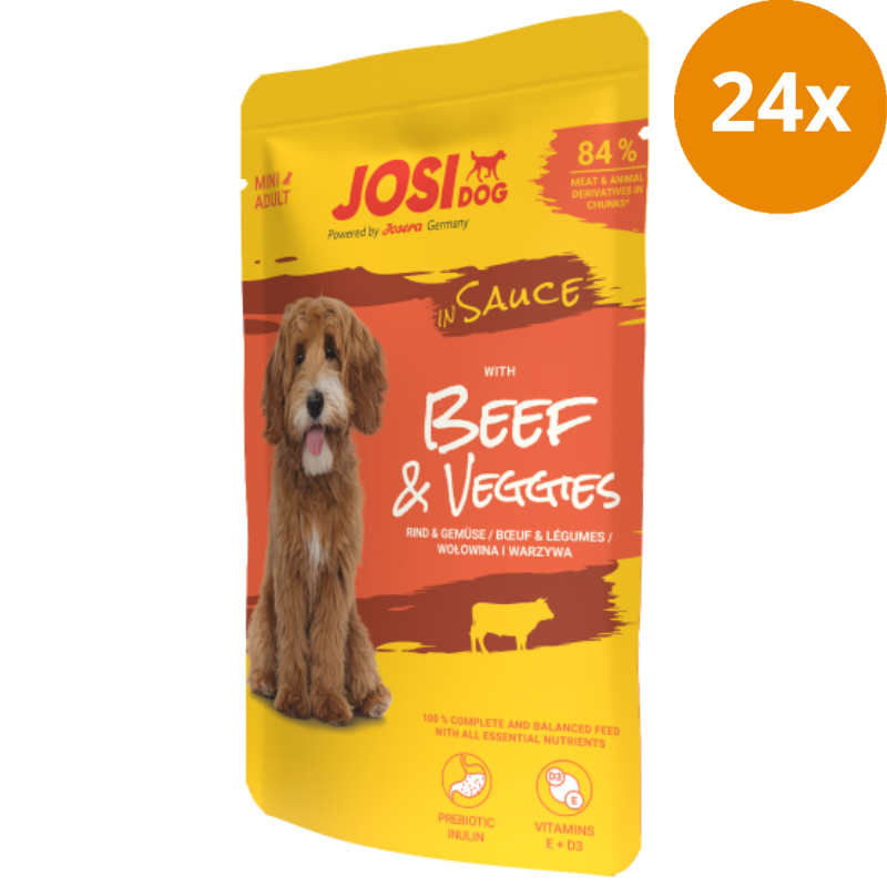 Josera JosiDog Mini Beef & Veggies in Sauce 100 g